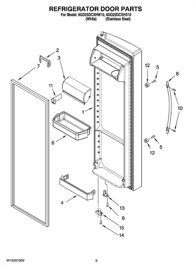 Diagram for 6GD25DCXHW10