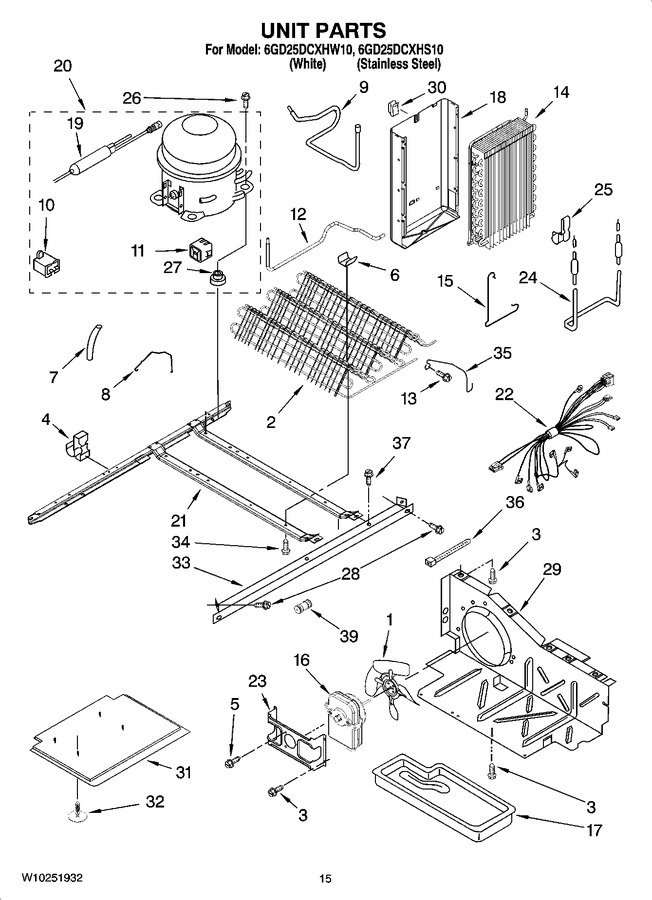 Diagram for 6GD25DCXHW10
