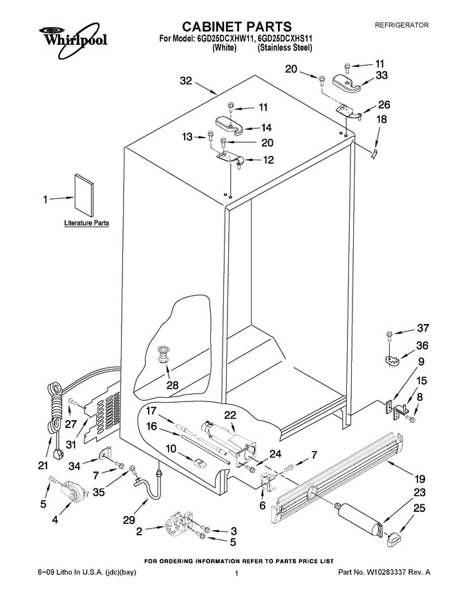 Diagram for 6GD25DCXHW11