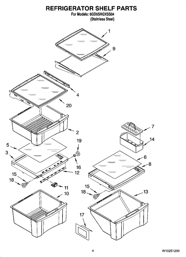 Diagram for 6GD5SHGXSS04