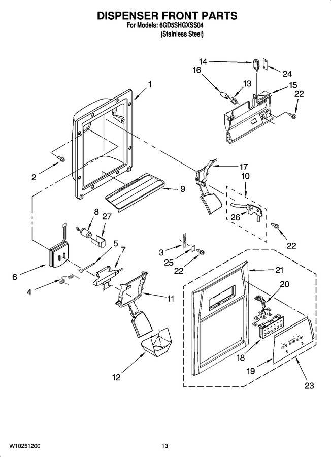 Diagram for 6GD5SHGXSS04