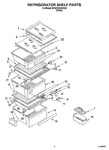 Diagram for 03 - Refrigerator Shelf Parts