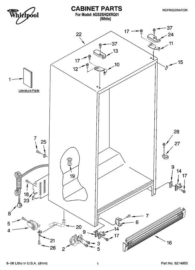Diagram for 6GS2SHQXRQ01