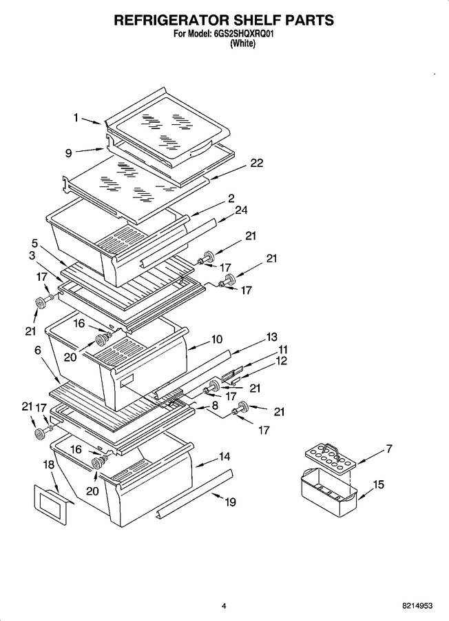 Diagram for 6GS2SHQXRQ01