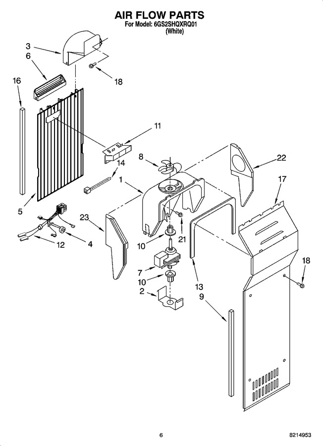 Diagram for 6GS2SHQXRQ01