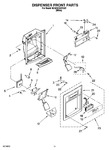 Diagram for 09 - Dispenser Front Parts