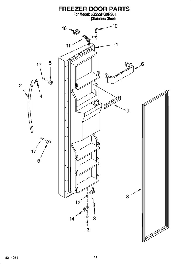 Diagram for 6GS5SHGXRS01