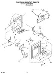 Diagram for 08 - Dispenser Front Parts