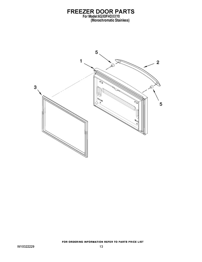 Diagram for 6GX0FHDXXY0