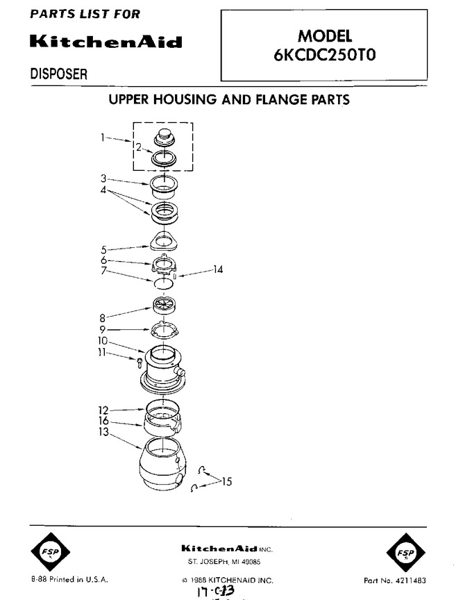 Diagram for 6KCDC250T0
