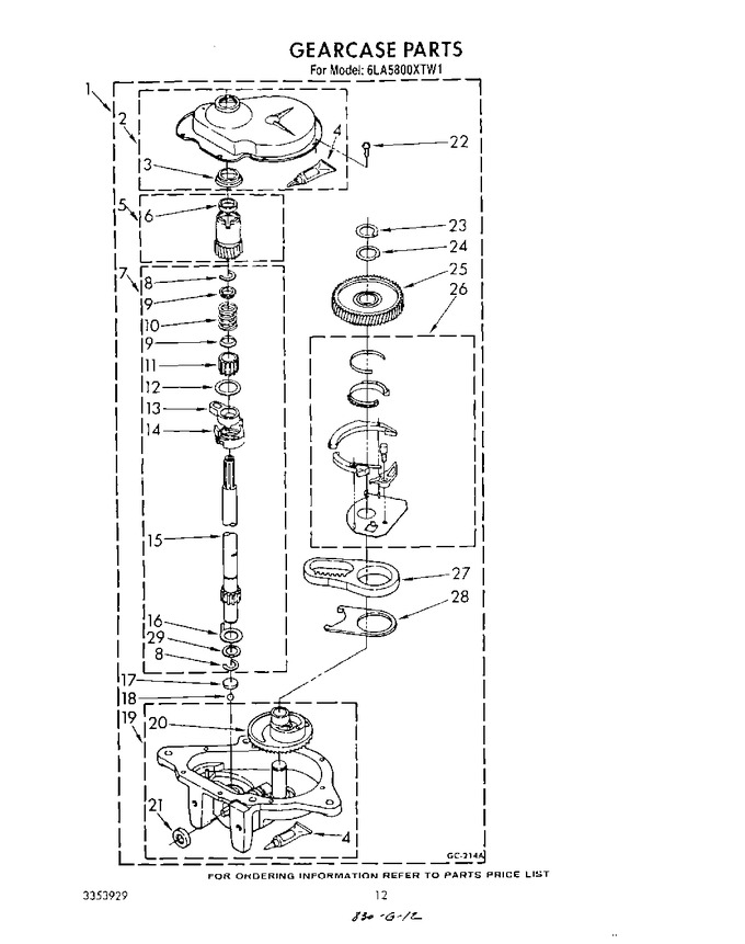 Diagram for 6LA5800XTN1