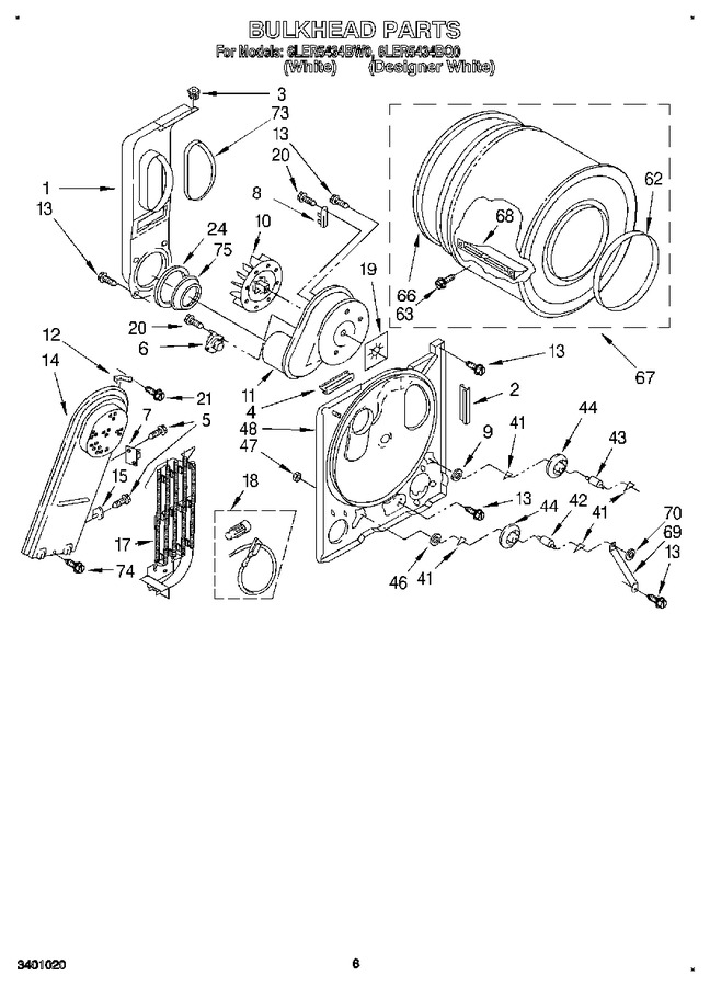 Diagram for 6LER5434BW0