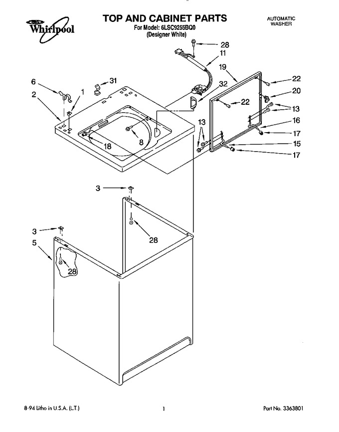 Diagram for 6LSC9255BN0