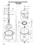 Diagram for 04 - Agitator, Basket And Tub