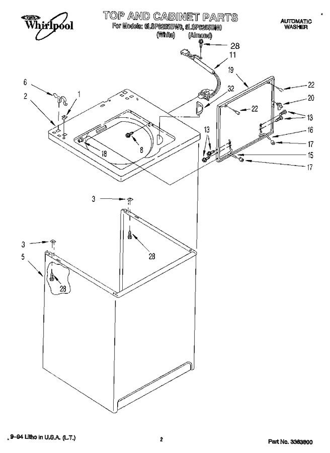Diagram for 6LSP8255BW0