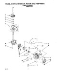 Diagram for 04 - Brake, Clutch, Gearcase, Motor And Pump