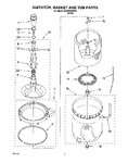 Diagram for 04 - Agitator, Basket And Tub