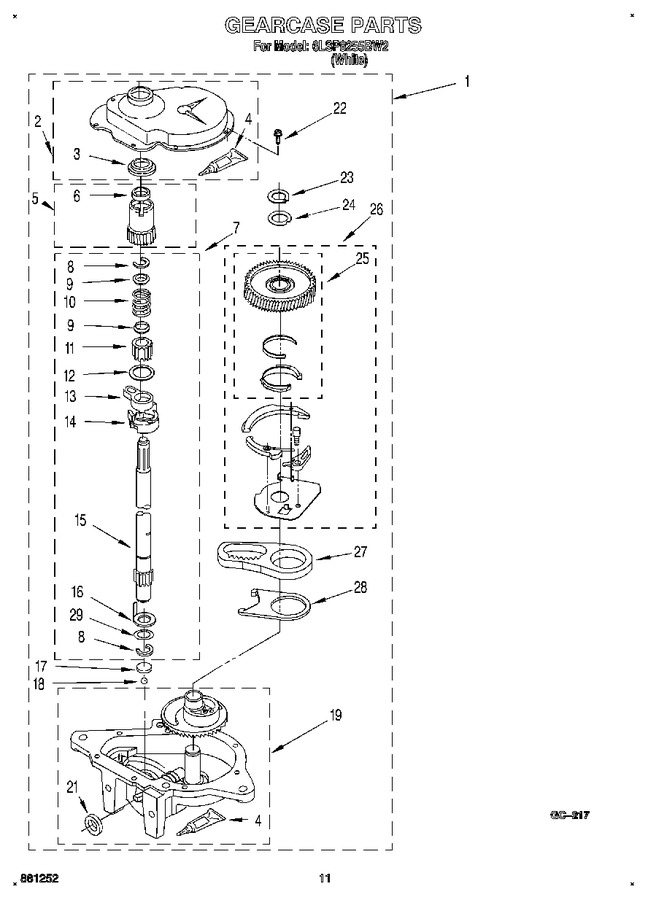 Diagram for 6LSP8255BW2