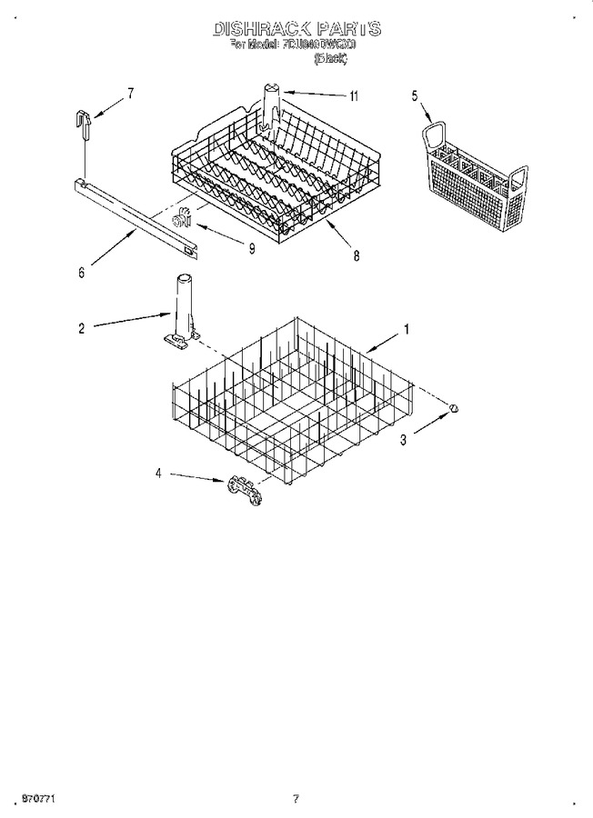 Diagram for 7DU840DWGX0