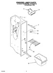 Diagram for 04 - Freezer Liner Parts