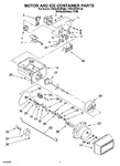 Diagram for 05 - Motor And Ice Container Parts
