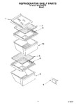 Diagram for 03 - Refrigerator Shelf Parts