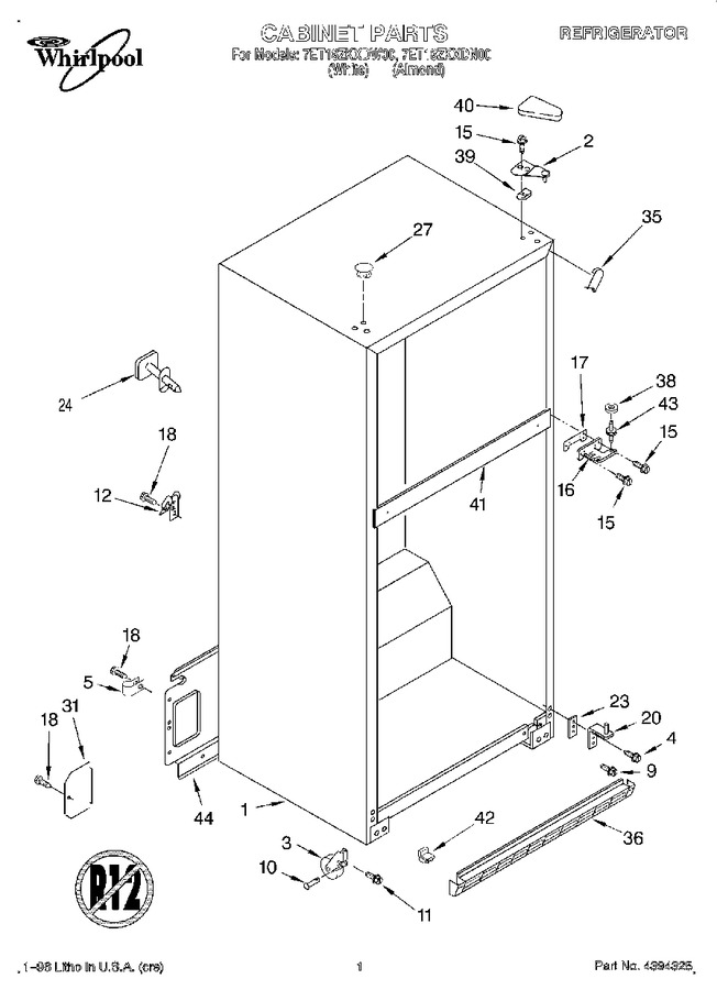 Diagram for 7ET18ZKXDW00