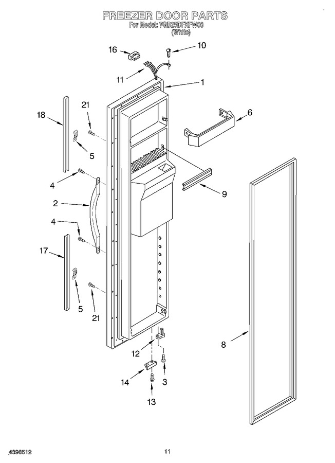 Diagram for 7GD25DFXFW00