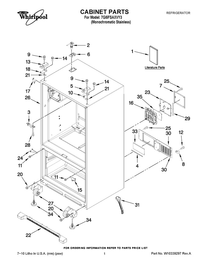 Diagram for 7GI5FSAXVY3