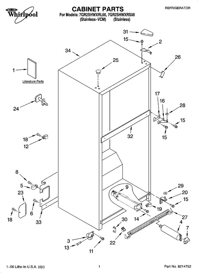 Diagram for 7GR2SHWXRL00