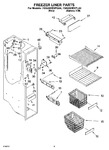 Diagram for 04 - Freezer Liner Parts