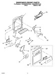 Diagram for 08 - Dispenser Front Parts