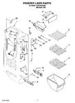 Diagram for 04 - Freezer Liner Parts