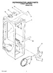 Diagram for 02 - Refrigerator Liner Parts