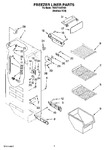 Diagram for 04 - Freezer Liner Parts