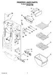 Diagram for 04 - Freezer Liner Parts