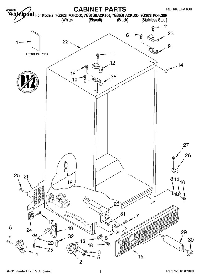 Diagram for 7GS6SHAXKT00