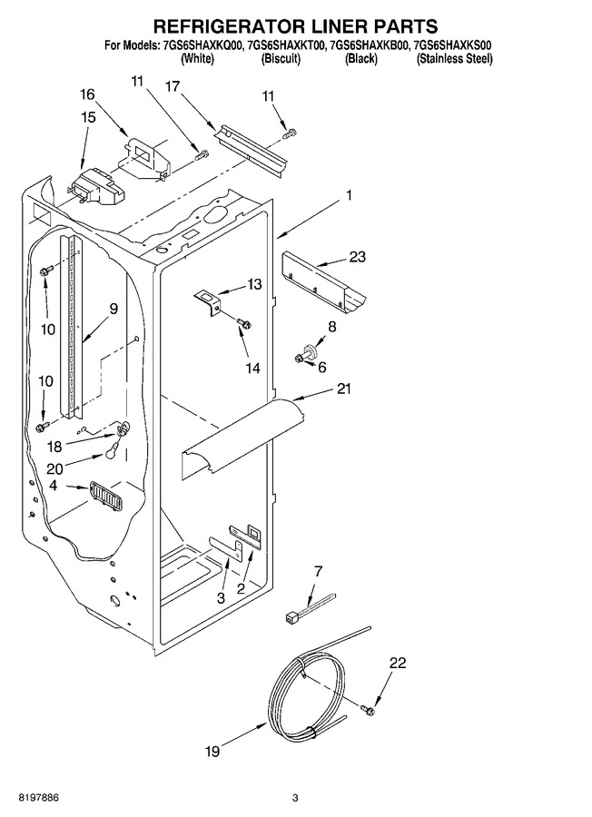 Diagram for 7GS6SHAXKT00
