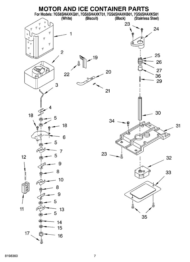 Diagram for 7GS6SHAXKT01