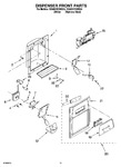 Diagram for 08 - Dispenser Front Parts
