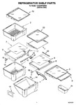 Diagram for 03 - Refrigerator Shelf Parts