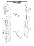 Diagram for 05 - Motor And Ice Container Parts