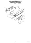 Diagram for 02 - Control Panel Parts