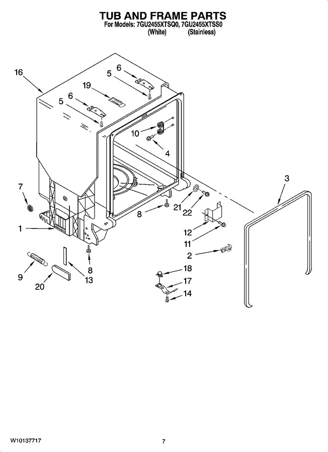Diagram for 7GU2455XTSS0