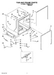 Diagram for 07 - Tub And Frame Parts