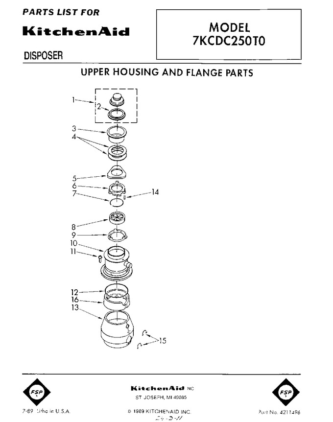 Diagram for 7KCDC250T0
