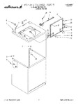 Diagram for 01 - Top & Cabinet