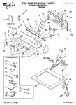 Diagram for 01 - Top And Console Parts