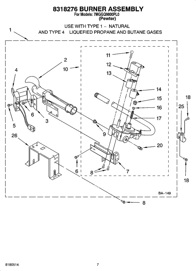 Diagram for 7MGGQ9800PL0