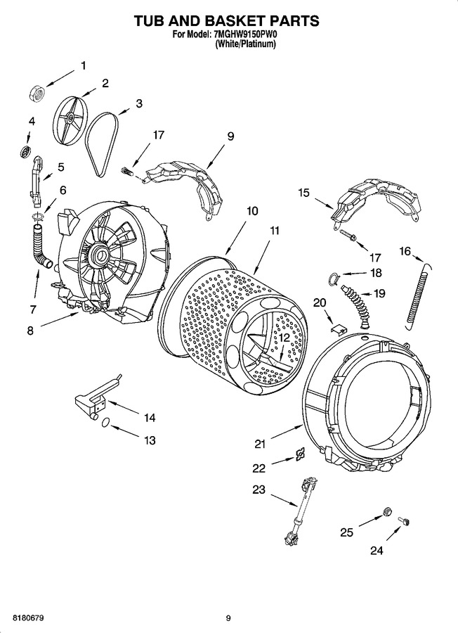Diagram for 7MGHW9150PW0